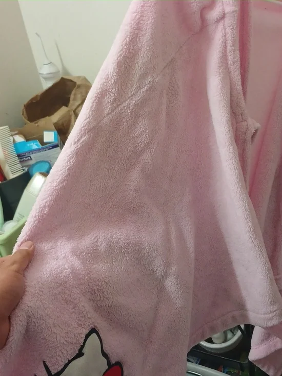 Hello Kitty Pink and White Embroidered Tag Plush - Picture 4 of 9